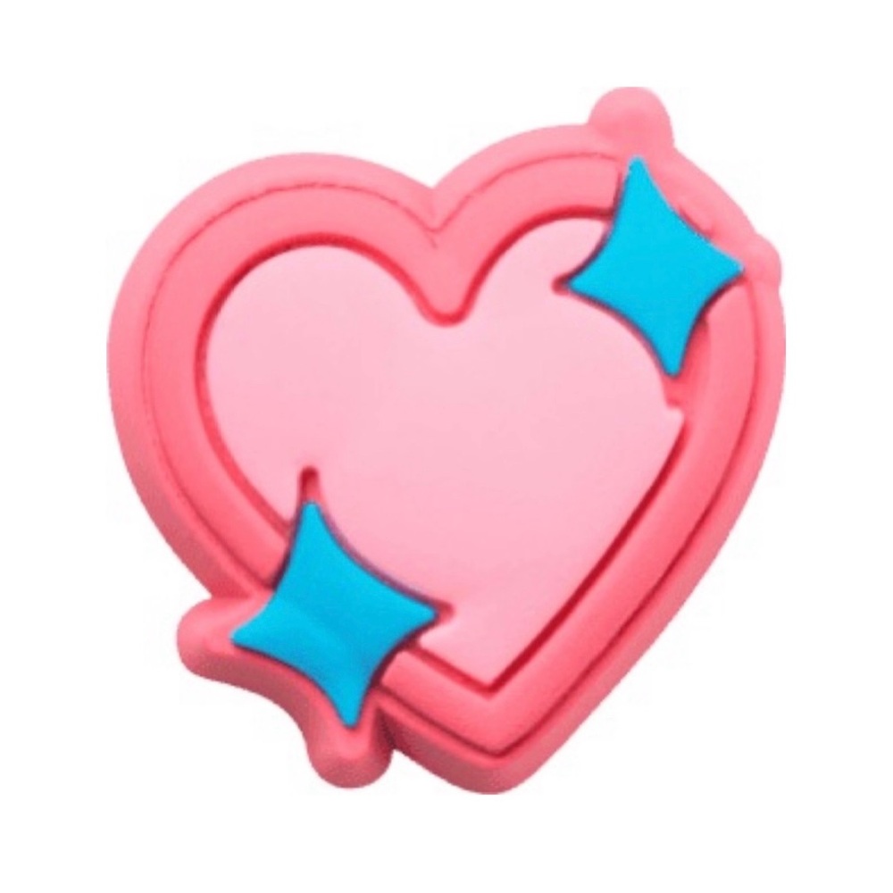Crocs Jibbitz Heart with Stars Charm